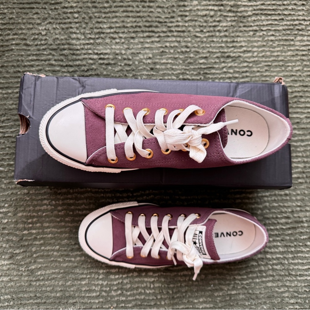 CONVERSE Purple Chuck Taylor All Star Suede sneakers - Picture 3 of 5